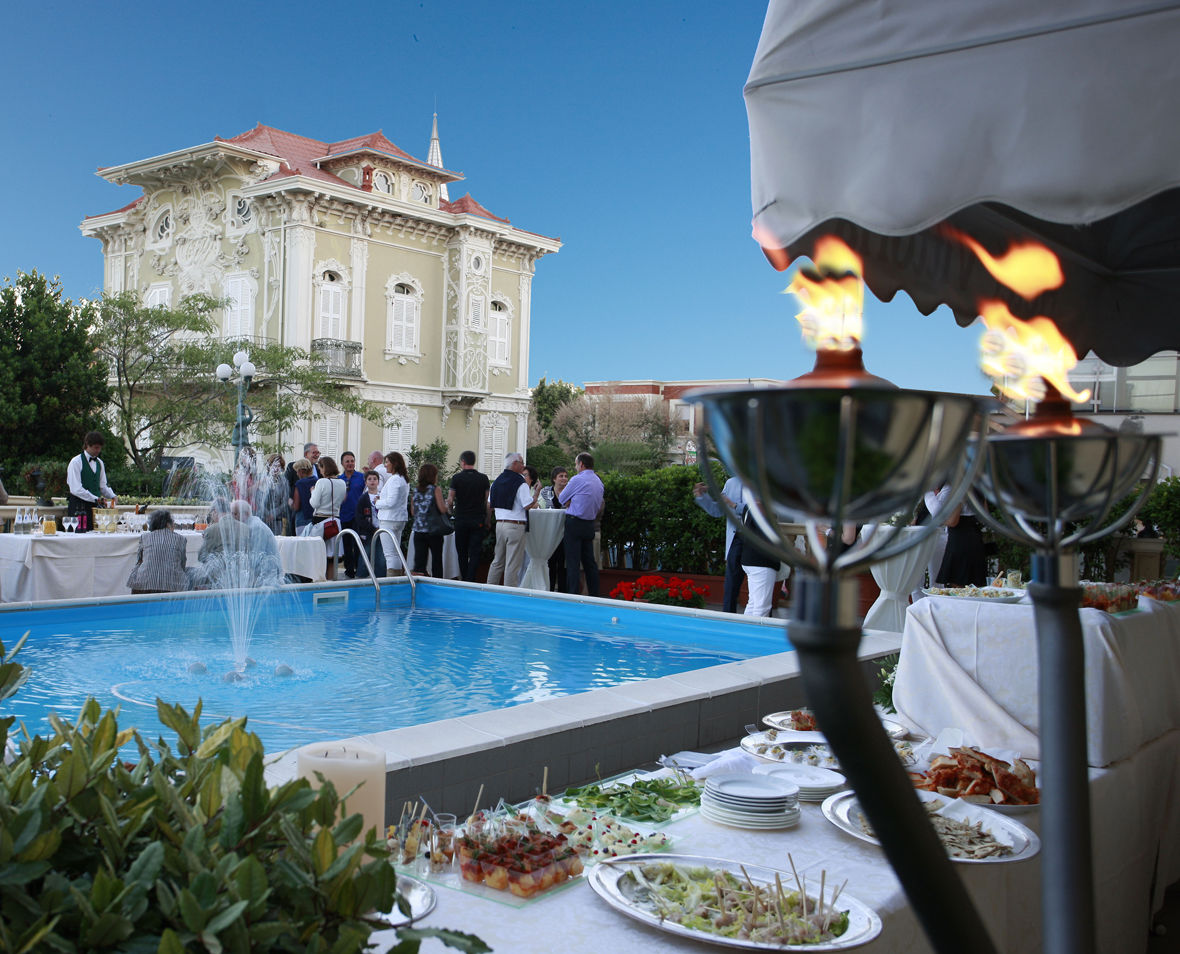Hotel Vittoria Pesaro Létesítmények fotó The Villa's pool